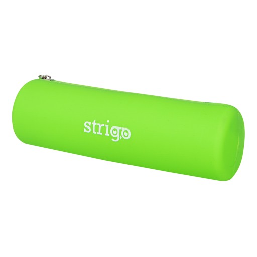 STRIGO oválny silikónový školský peračník, zelený