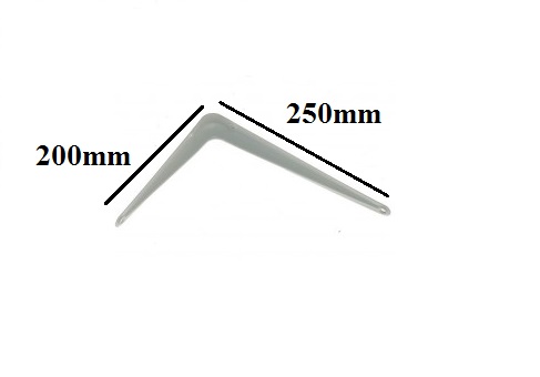 Podpora Podporuje Podpora 250x200 biela 2 ks