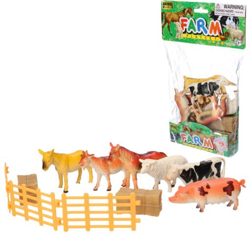FARMÁRSKE ZVIERATÁ FARMA OVCE KRAVA KONE KOZ OSL OŠÍPANÉ 1Z