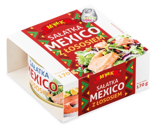 Mexický šalát s lososom 170g MK