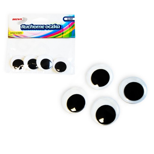 POHYBLIVÉ OČI SAMOLEPIACE RO24 30mm BREWIS