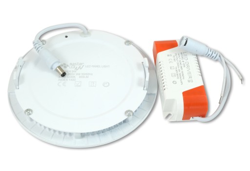 LED panelové vstavané stropné svietidlo 12W biele