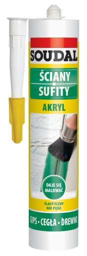 SOUDAL SILIKON AKRYL BIELE STENY STROPY 280ML