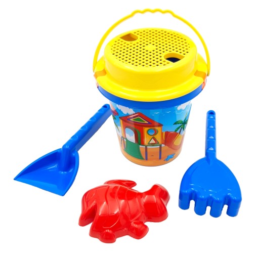 SET PLÁŽOVÝCH HRAČIEK vedierko, lopatka, forma 5