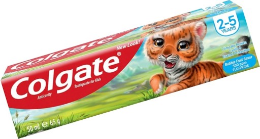 COLGATE Zubná pasta pre deti Bubble Fruit 2-5 rokov 50 ml