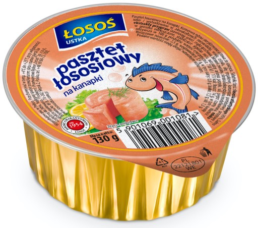 LOSOSOVÁ PAŠTIČKA NA CHLEBÍČKY 130g LOSOSOVÁ USTKA