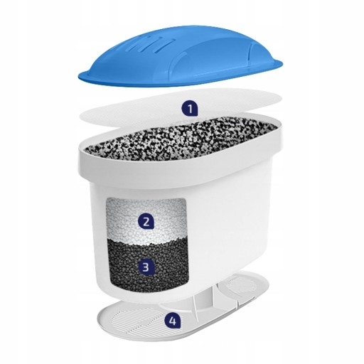 Vodný filter AquaFloow MaxiMag s horčíkom pre kanvičku Brita Dafi, náhradný