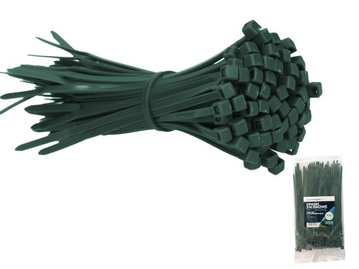 SVORKY 4x150mm SILNÉ PRE SIEŤOVÝ TIEŇ KRYT ZELENÝ 100 ks.