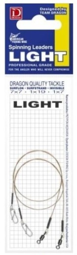 DRAK 1x19 Surflon náväzec 3kg LIGHT 15cm