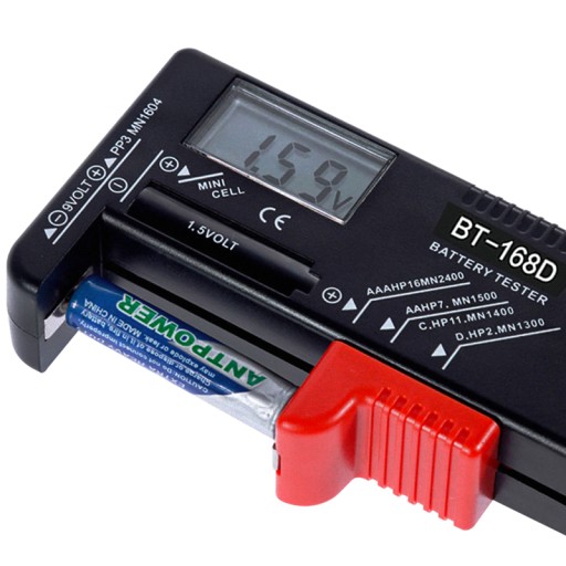 DIGITÁLNY TESTER A METER BATÉRIÍ AA