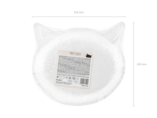 Pink Cats Birthday papierové taniere Kitty Cat 22cm 6 ks