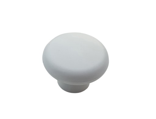 Nábytková kľučka G1 Gombík 34mm Matt White + skrutky