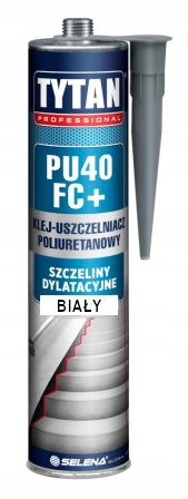 Titánový polyuretán WHITE PU40 tmel mega univerzálne elastické lepidlo.