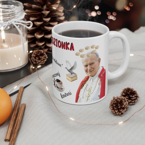 HRNČEK S PÁPEŽOVÝM DARČEKOM JÁN PAVEL II VÁŠ TEXT