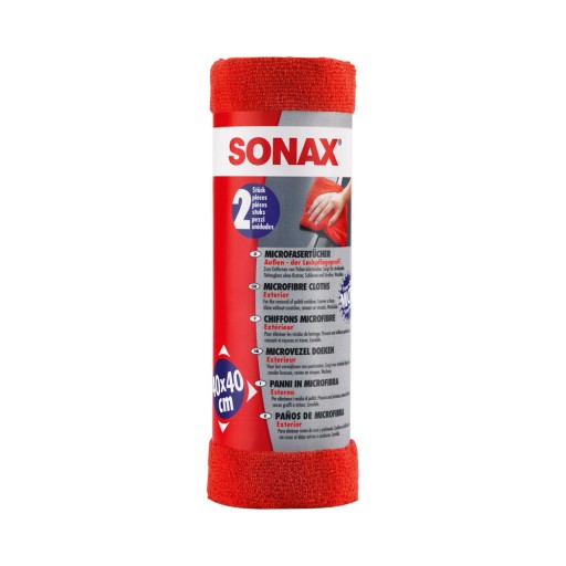 SONAX LEŠTENIE MIKROVLÁKNA 40x40 cm 2 ks