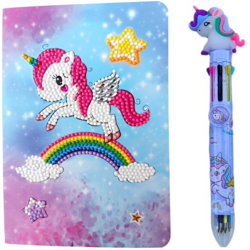 DIÁROVÝ ZÁPISNÍK VYŠÍVACÍ DIAMANTOVÝ BALLPOINT ZÁPISNÍK