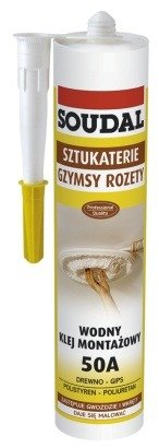 Montážne lepidlo na vodnej báze 50A 280 ml Soudal