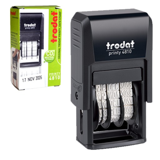 DÁTUMOVÁ PEČIATKA ISO DIGITAL BLACK TRODAT 4810