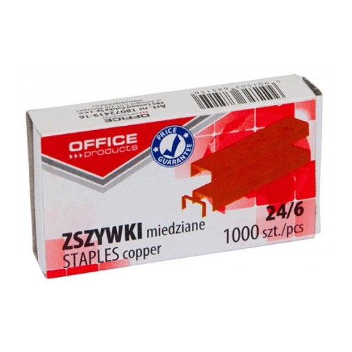 MEDENÉ SVORKY 24/6 1000 KS KANCELÁRSKE VÝROBKY