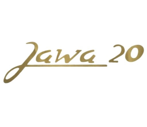 JAWA 50 TYP 20 JAWKA samolepka emblém 115 x 34 mm
