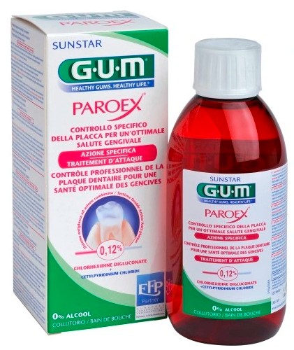 Sunstar GUM PAROEX 0,12% ústna voda 300