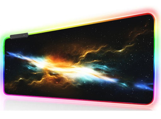 XXL podložka pod myš s LED podsvietením 80x30 cm