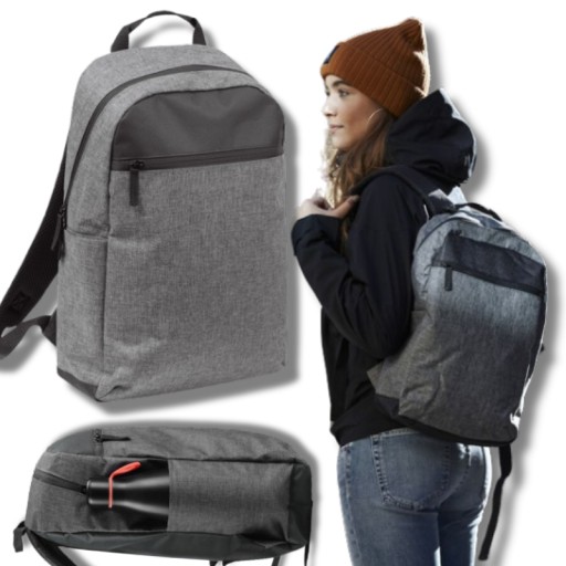 UNIVERZÁLNY PÁNSKÝ DÁMSKY ŠKOLSKÝ TURISTICKÝ BATOH NA LAPTOP URBAN GREY