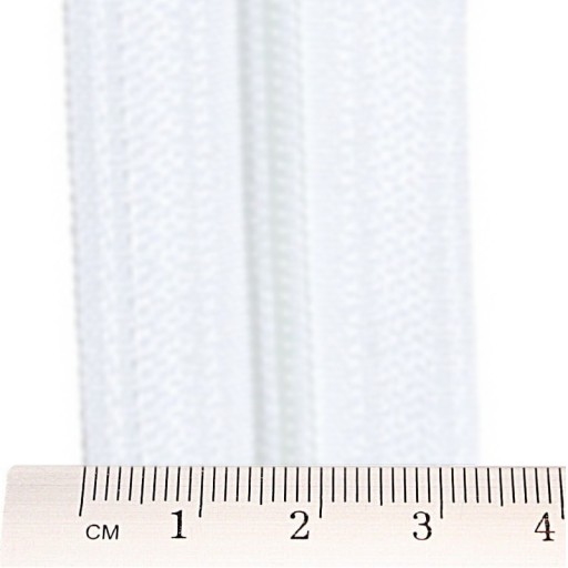 LuxTextil Zipsová PÁSKA Zips 5mm ŠPIRÁLOVÝ Zips PO METROCH 5m BIELA