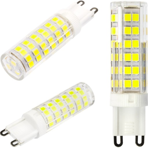 LED CAPSULE žiarovka MINI G9 7W = 60W 6500K STUDENÁ FARBA SMD 230V LUMILED