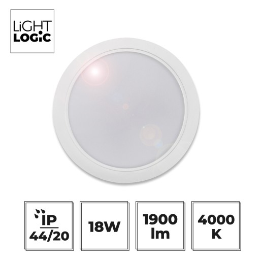 LED downlight panel, zápustné svietidlo LL AZOV 18W NW