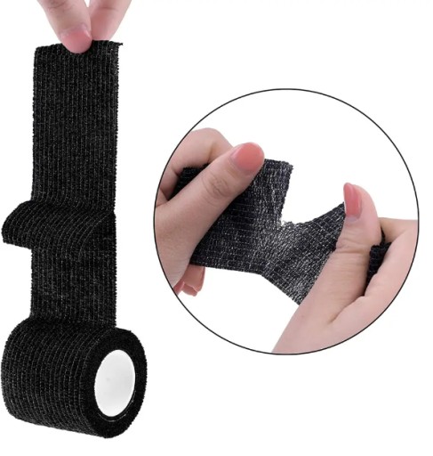 Čierny elastický pásik Prima Derma