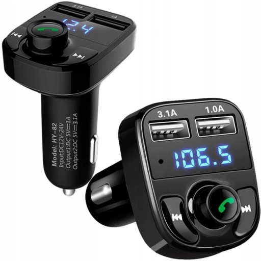 FM SD MP3 BLUETOOTH VYSIELAČ 2xUSB NABÍJAČKA