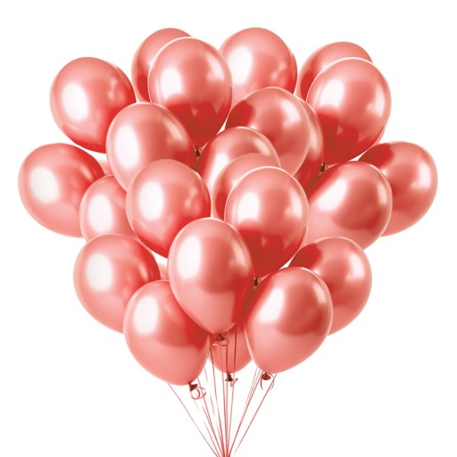 Kovové balóny Rose Gold 36 cm 50ks Premium balón na dekoráciu