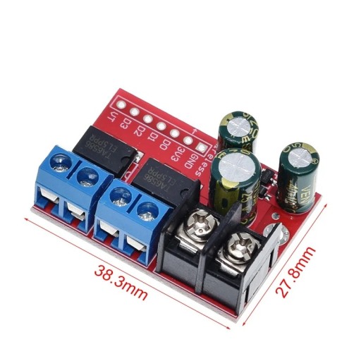 H-bridge modul ovládača motora 3V-14Vdc