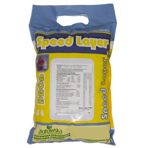 Kŕmna zmes Speed Layer - Posilňovač znášky, pre nosnice – 2 x 1 kg