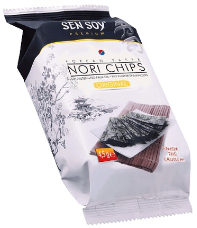 Nori Original čipsy z rias so soľou 4,5g - Sen Soy