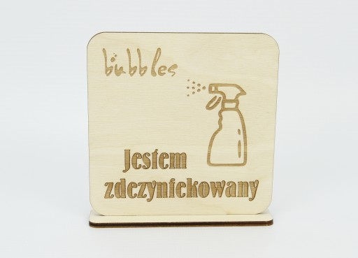 TABUĽKA na stôl dezinfikovaná S LOGOM