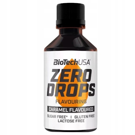BIOTECH ZERO DROPS Kvapky s príchuťou BEZ LAKTÓZY A LEPKU 50 ml