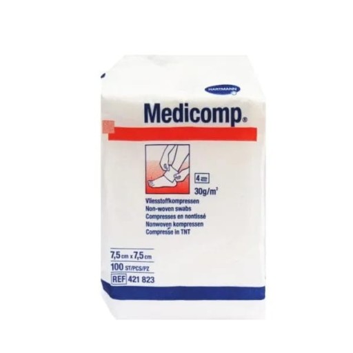 HARTMANN MEDICOMP obklady nesterilné 7,5 cm 100 ks