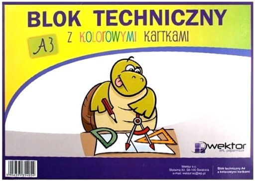 FAREBNÝ TECHNICKÝ BLOK A3 VEKTOR