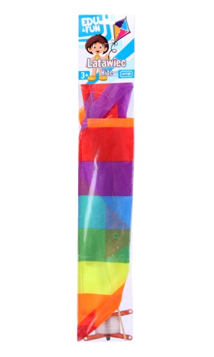FAREBNÝ KITE DÚHOVÉ PRUHY SPORTOX KIDS 66x35cm