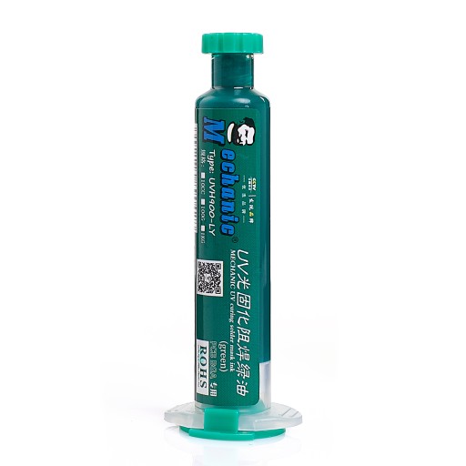 SPÁJKOVÁ MASKA MECHANIKA SPÁJKOVEJ MASKY UVH900 ZELENÁ 10ML PRE DESKY DPS