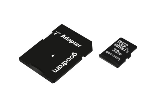 Goodram 32GB CL10 micro SDHC karta + SD adaptér