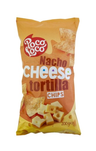 Tortilla chipsy Nacho Cheese 200g/22 Poco Loco