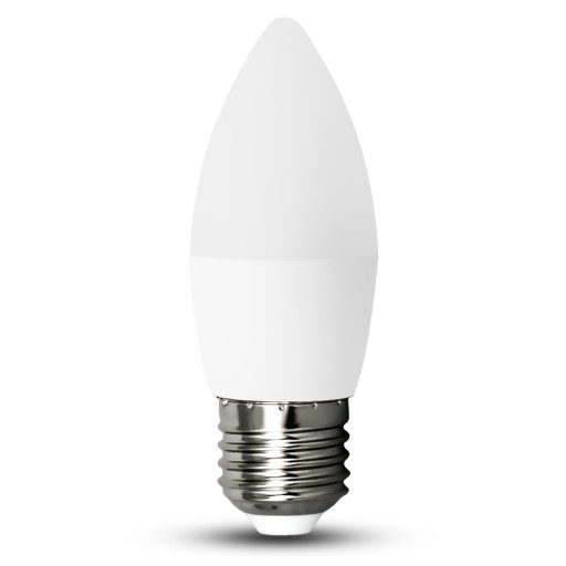 SMD E27 LED žiarovka 4W=35W C37 TEPLÁ SVIEČKA