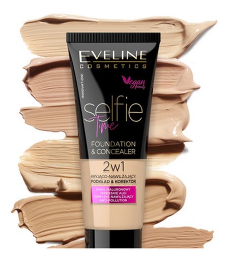 Eveline Selfie Foundation-korektor Vanilla 03 30 ml