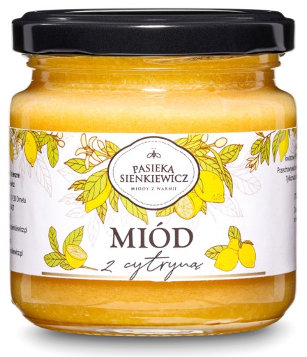 MED S CITRONOM 250G PASIEKA SIENKIEWICZ