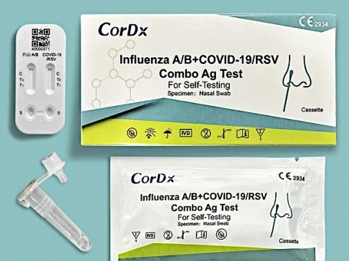 DOMÁCI TEST COMBO COVID-19 chrípka A+B RSV CordX