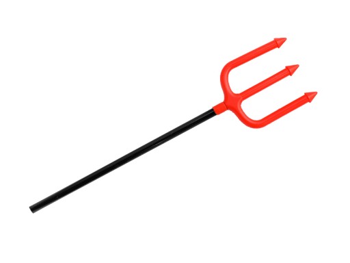 ČERTOVA VIDLIČKA ČERTOVSKÝ TROJZUB 48cm