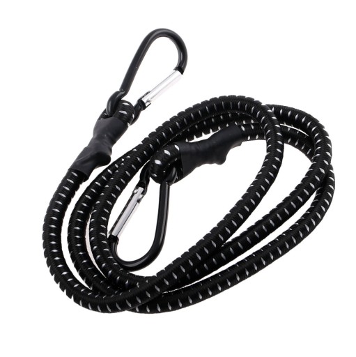 Transportná guma na uchytenie batožiny + karabíny 10mm/120cm
